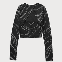 Polera PINK espalda abierta