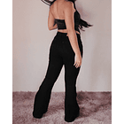 Jeans Acampanados Push Up Rasgado 2