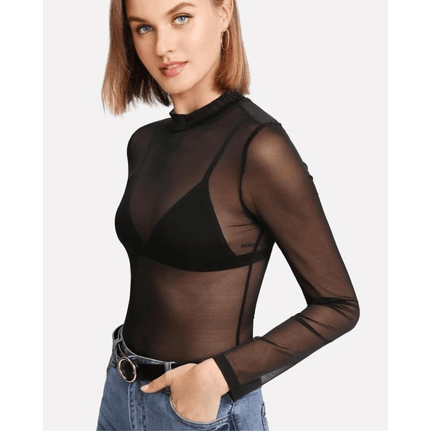 Camiseta Transparencia: Elegancia Nocturna 1