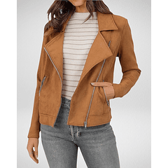 Chaqueta Biker Gamuza 