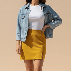 Falda Short Invisible Tela Sofía