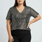 Polera Brillos Mujer Talla Única 1