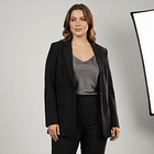 Blazer con Botón Único 3