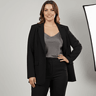 Blazer con Botón Único 4