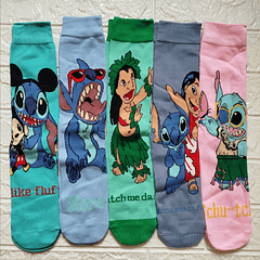Pack 5 Calcetines Diseño Lilo Stitch