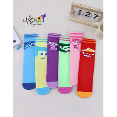 Pack 6 Calcetines Diseño Intensamente