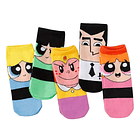 Pack 5 Tobilleras Diseño Chicas Super Poderosas 1