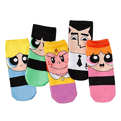 Pack 5 Tobilleras Diseño Chicas Super Poderosas