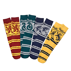Pack 4 Calcetines 3/4 Diseño Harry Potter