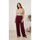 Pantalón Sastrero Mujer Tiro Alto con Cinturón – Corte Recto Elegante 6