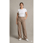 Pantalón Sastrero Mujer Tiro Alto con Cinturón – Corte Recto Elegante 4