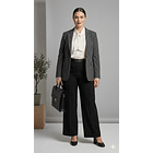 Pantalón Sastrero Mujer Tiro Alto con Cinturón – Corte Recto Elegante 1