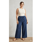 Pantalón Palazzo Mujer Tela Ligera No Traslúcida 3