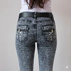 Jeans Pitillo Skull Jaspeado 3