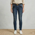 Jeans Pitillo Piedrería con bordado 2