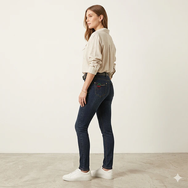 Jeans Pitillo Cherry 1