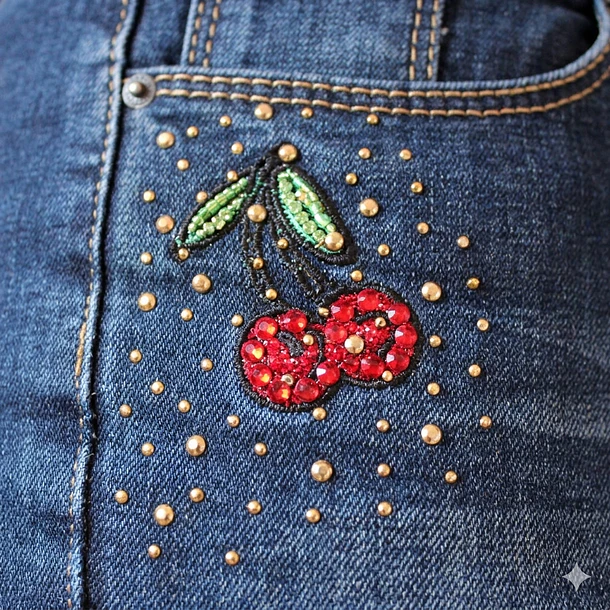 Jeans Pitillo Cherry 3