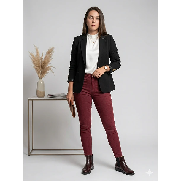 Leggins Tiro Alto Micropolar Skinny Colores 5