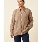 Chaleco Tejido Oversize Botones Dorados 1