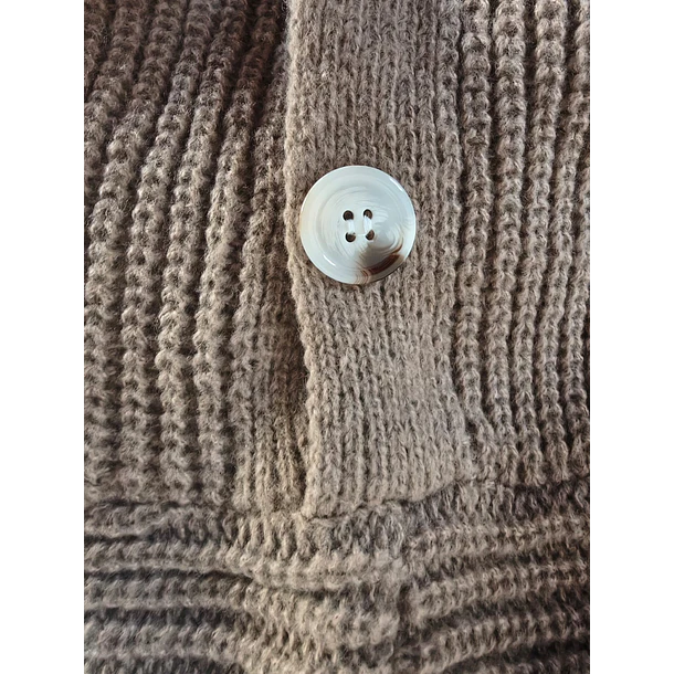 Chaleco Tejido Oversize Abotonado en Mangas 5