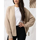 Cardigan Tejido con Bolsillos Laterales  2
