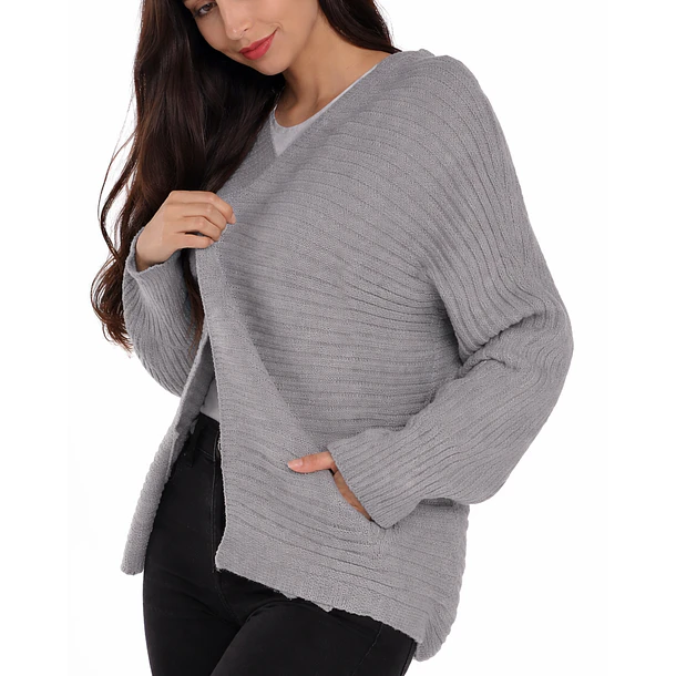 Cardigan Tejido con Bolsillos Laterales  3