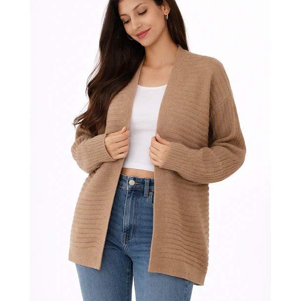 Cardigan Tejido con Bolsillos Laterales  4