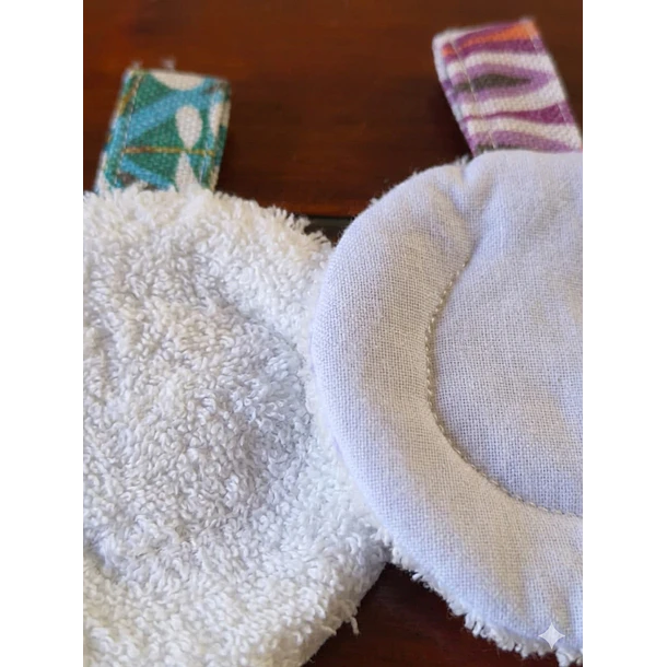 Set Desmaquillante Facial con Pétalos Reutilizables Hecho a Mano 4