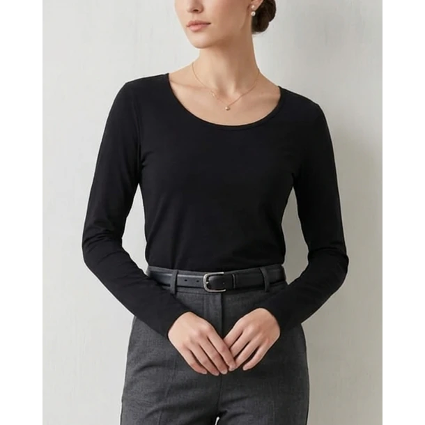 Polera Mujer Manga Larga Algodonada 2