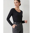 Polera Mujer Manga Larga Algodonada 3