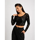 Polera Top Terciopelo Aura 2