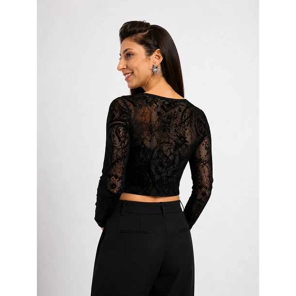 Polera Top Terciopelo Aura 3