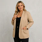Blazer Oversize Simil Lino 3