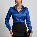 Blusa satín elegante mujer 3