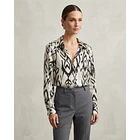 Blusa Firenze Estampada de Viscosa Italiana 6