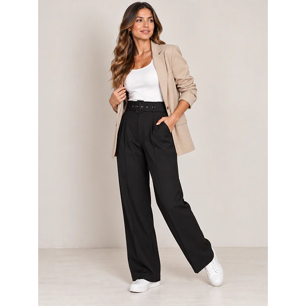 Pantalón Sastrero de Mujer con Cinturón Nine5 2