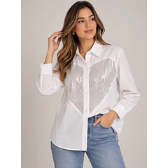 Blusa Corazón de Lentejuelas