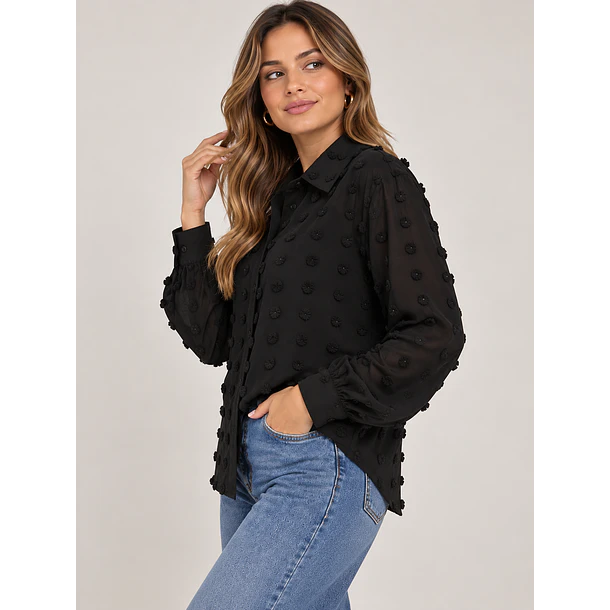 Blusa Textura Dots 3