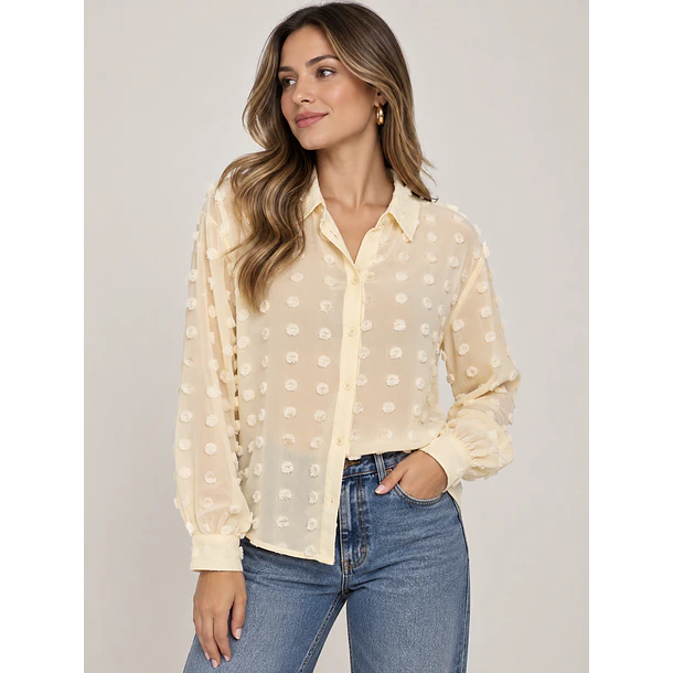 Blusa Textura Dots 1