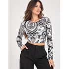 Polera Top Terciopelo Aura 2