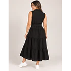 Vestido Camisero Largo con Cinturón 3