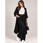 Conjunto Mujer Palazzo + Tapado y Cinturón 5