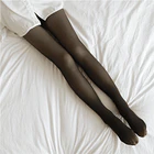Panty Efecto Piel con Talonera – Negra Tiro Alto 5