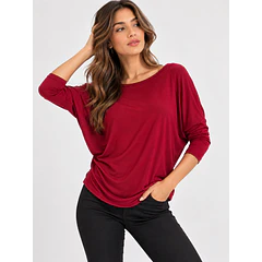 Polera Mujer Manga Murciélago 3/4