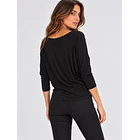 Polera Mujer Manga Murciélago 3/4 2