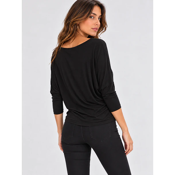 Polera Mujer Manga Murciélago 3/4 2