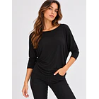 Polera Mujer Manga Murciélago 3/4 6
