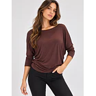 Polera Mujer Manga Murciélago 3/4 4