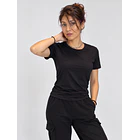 Polera Básica Elasticada Manga Corta  7