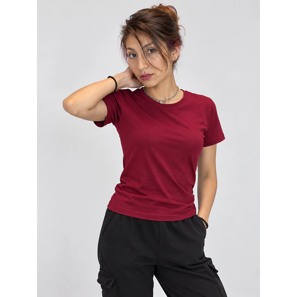 Polera Básica Elasticada Manga Corta  5